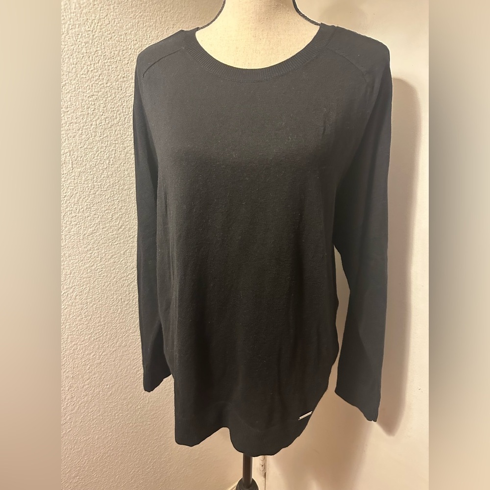 Michael Kors black long sleeve sweater
